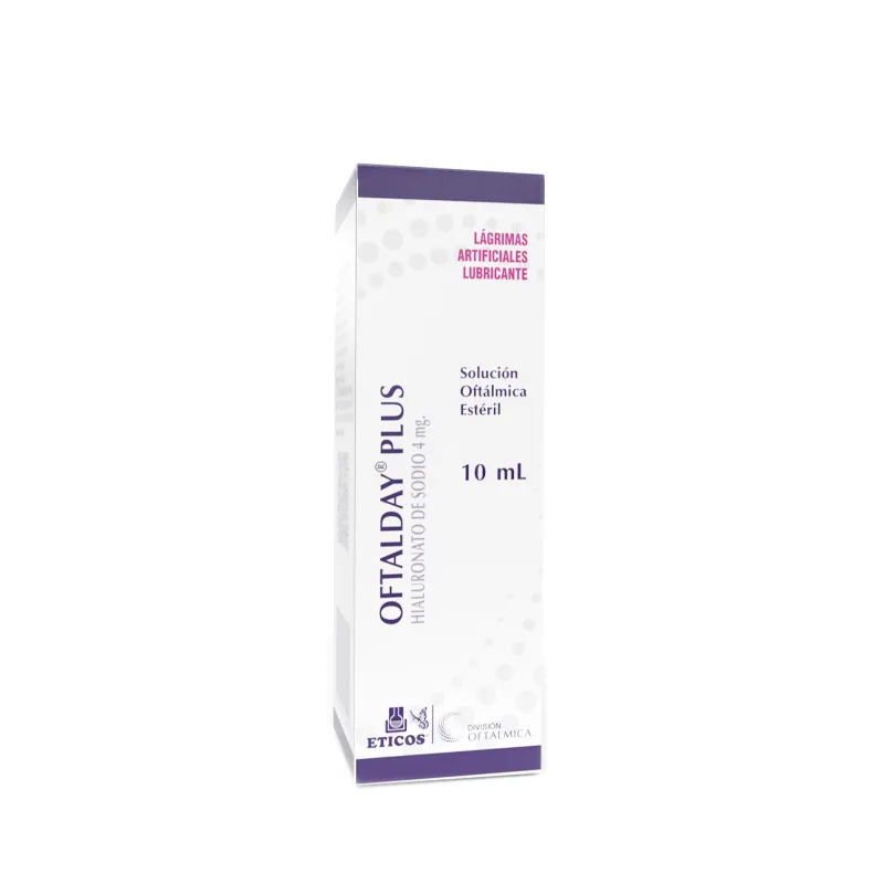 Oftalday PLus Hialuronato De Sodio 4 Mg Solucion Oftalmica Esteril 10