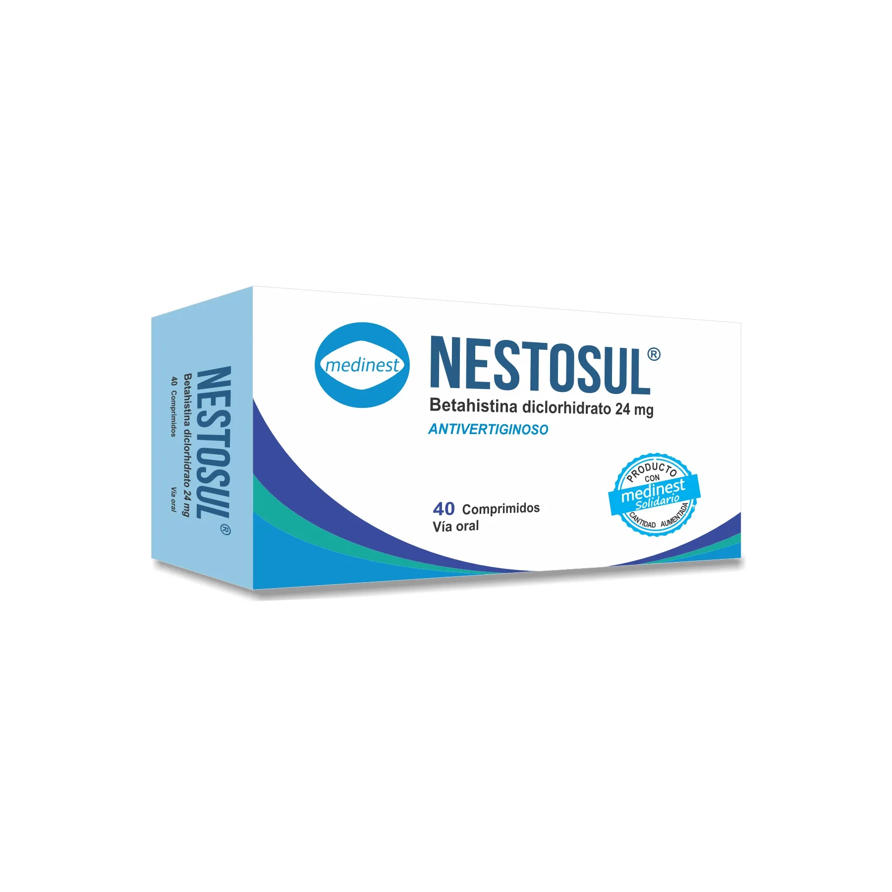 Nestosul Betahistina Diclorhidrato 24 Mg Cont 40 Comprimidos Punto