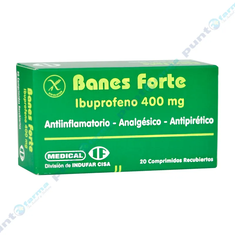 Banes Forte Ibuprofeno Mg Caja Con Comprimidos Recubiertos