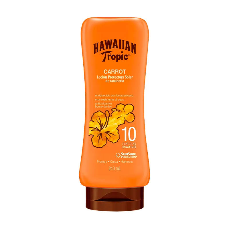 Carrot Loción Protetora Solar 10 Spf de Zanahoria Hawaiian Tropic