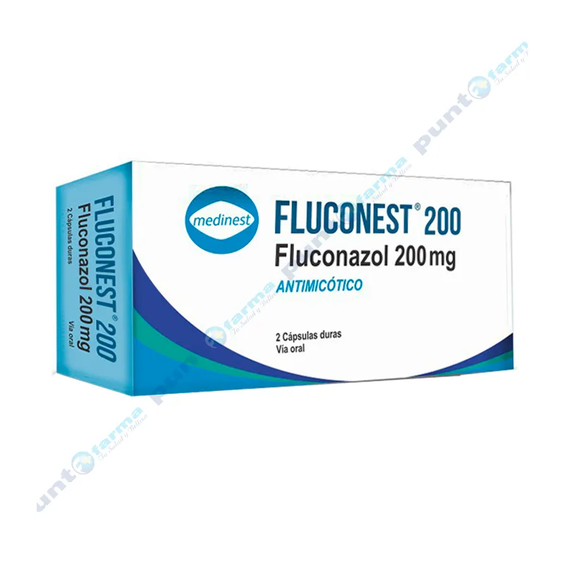 Fluconest 200 Fluconazol 200 mg Cont 2 cápsulas duras Punto Farma