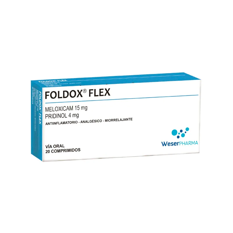 Foldox Flex Meloxicam 15 Mg Cont 20 Comprimidos Punto Farma