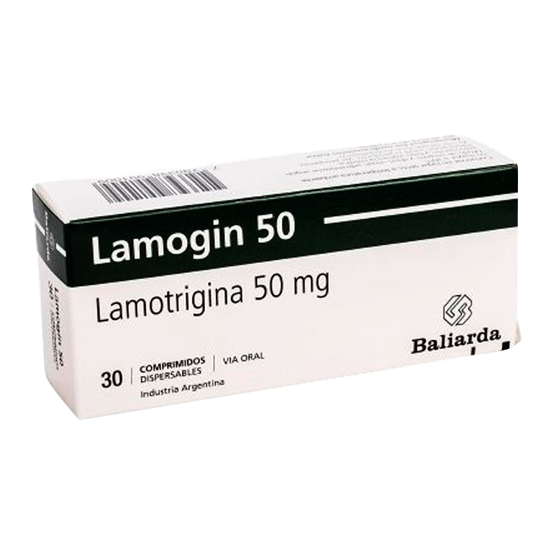 Lamogin 50 Lamotrigina 50 Mg Cont 30 Comprimidos Dispersables