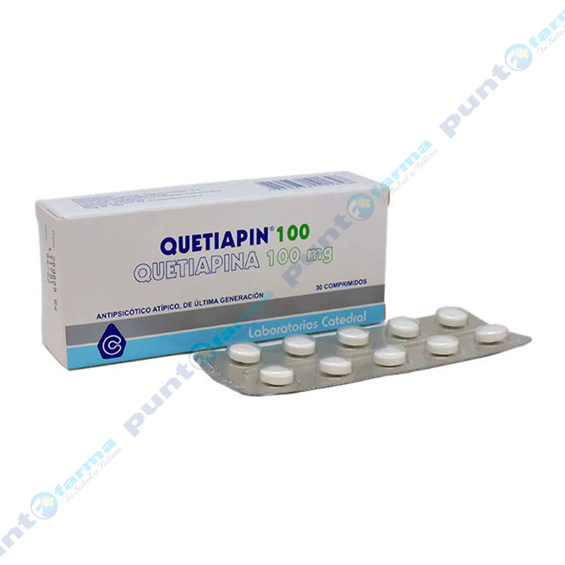 Quetiapin 100 Quetiapina 100 Mg Caja De 30 Comprimidos Punto Farma