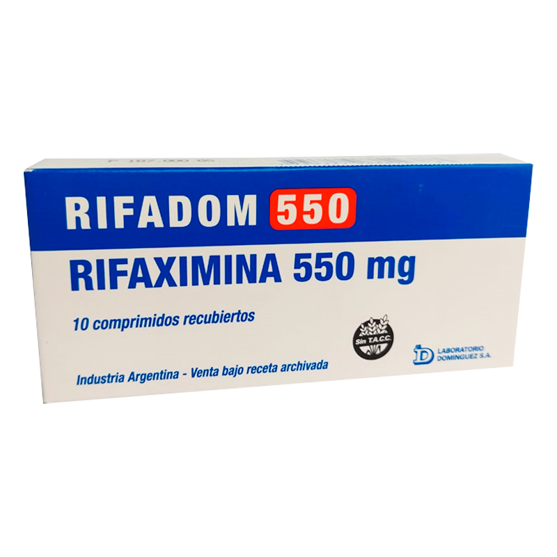 Rifadom Rifaximina Mg Caja De Comprimidos Recubiertos