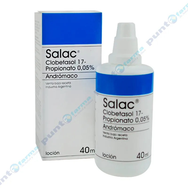 Salac Loción Clobetasol 0 05 Frasco de 40 mL Punto Farma