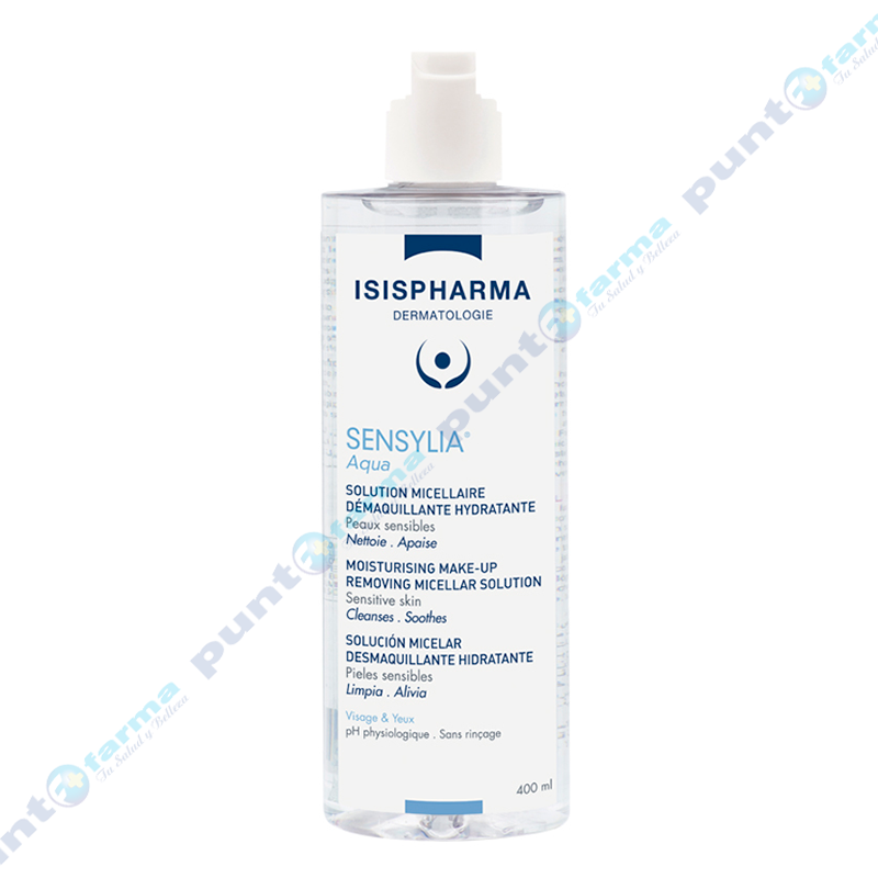 Sensylia Aqua Solución Micelar Isis Pharma 400 mL Punto Farma