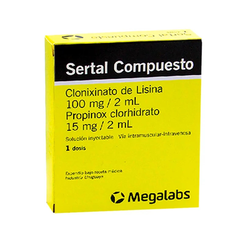 Sertal Compuesto Clonixinato De Lisina Inyectable Mg Cont