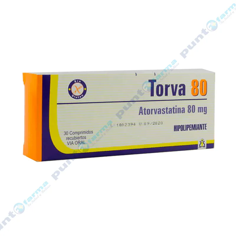 Torva Atorvastatina Mg Caja De Comprimidos Punto Farma