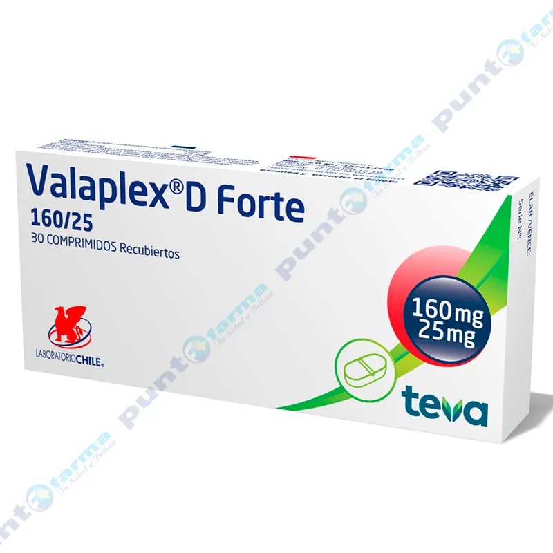 Valaplex D Forte Caja De 30 Comprimidos Recubiertos Punto Farma