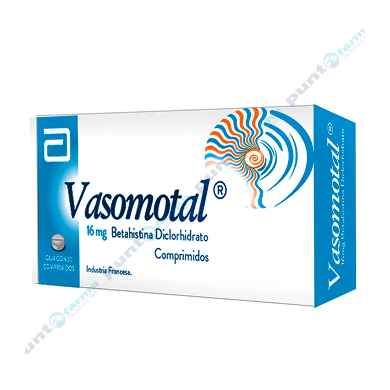 Vasomotal Betahistina Diclorhidrato Mg Caja De Comprimidos