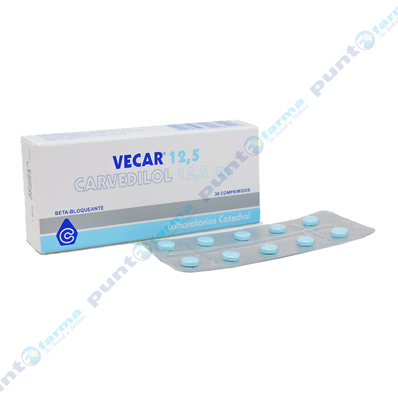 Vecar Mg Carvedilol Mg Caja De Comprimidos Punto Farma