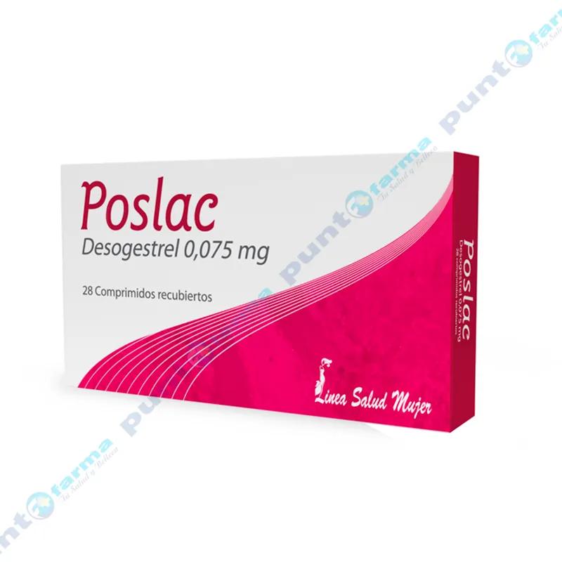 Poslac Desogestrel 0,075 mg - Caja de 28 Comprimidos Recubiertos