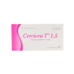 Cerciora T 1,5 Levonorgestrel 1,5 mg - Caja de 1 Comprimido