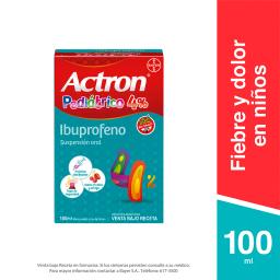 Actron Pediátrico 4% Ibuprofeno - Suspensión Frasco de 100 mL.