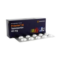 Prilartan Telmisartán 40mg - Contenido de 30 comprimidos