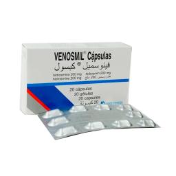 VENOSMIL Hidrosmina 200mg - Caja de 20 cápsulas