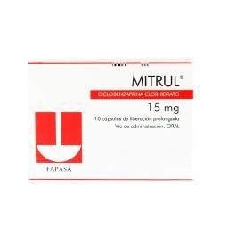 Mitrul 15 mg - Caja de 10 cápsulas