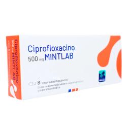 Ciprofloxacino Mintlab 500 mg - Cont. 6 Comprimidos Recubiertos