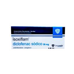 Isoxiflam Diclofenac Sodico 50 mg - Cont. 20 Comprimidos Recubiertos