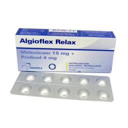 Algioflex Relax Meloxicam 15 mg + Pridinol 4 mg - Caja de 20 comprimidos ranurados