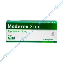 Moderex Alprazolam 2 mg - Cont. 40 Comprimidos