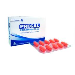 Pregal 75 Pregabalina 75 mg - Caja de 30 cápsulas