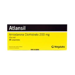 Atlansil Amiodarona Clorhidrato 200 mg -  Cont. 30 Comprimidos