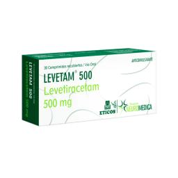 Levetam 500 Levetiracetam 500mg - Cont. 30 comprimidos recubiertos