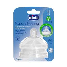 Tetina Steup Nro 4A + 81035 Naturalfeeling Chicco - 2 Unidades