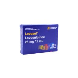 Levosul Levosulpiride 25mg/2mL - 5 Ampollas