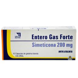 Entero Gas Forte Simeticona 200 mg - Caja de 10 Capsulas