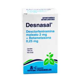 Desnasal Dexclorfeniramina Maleato 2 mg - Cont. 100 mL.