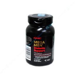 GNC Mega Men Diabetic Support - Cont. 90 Capsulas