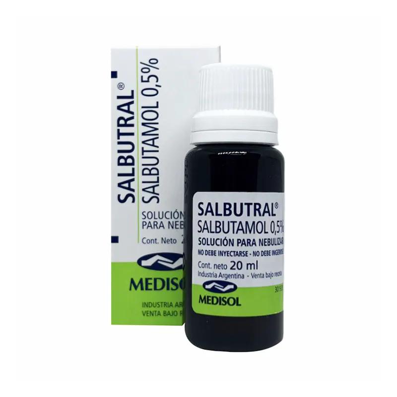 Salbutral Salbutamol para Nebulizar -  20 mL