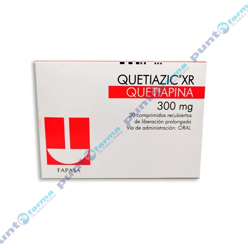 Quetiazic XR Quetiapina 300 mg - Caja de 30 Comprimidos Recubiertos