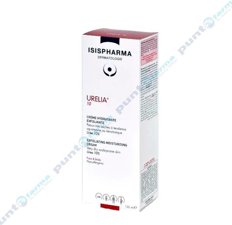 Crema Hidratante y Exfoliante Urelia 10 Isipharma - 150 mL