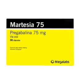 Martesia 75 Pregabalina 75 mg - Cont. 30 cápsulas