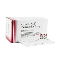 Gembroz Budesonide 3 mg - Caja de 30 supositorios