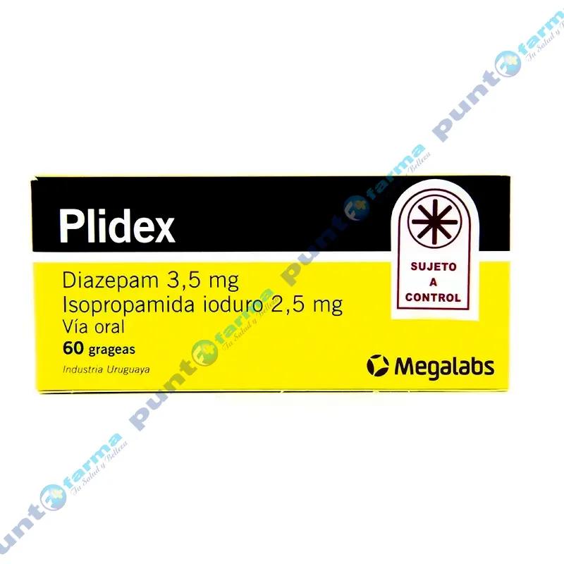 Plidex Diazepam 3,5 mg - Cont. 60 Grageas