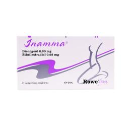 Inamma Rowe Fem Dienogest 2,00 mg - Caja de 21 comprimidos recubiertos