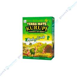 Yerba Mate Kurupi  Menta y Limón - Cont. 500gr