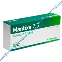 Mantixa 2,5 Apixaban 2,5 mg - Caja de 30 comprimidos recubiertos