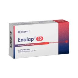 Enalap Enalapril Maleato 10mg - Caja de 30 Comprimidos