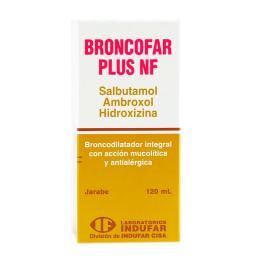 Broncofar Plus Nf Salbutamol Ambroxol Hidroxizina – Frasco de 120 mL