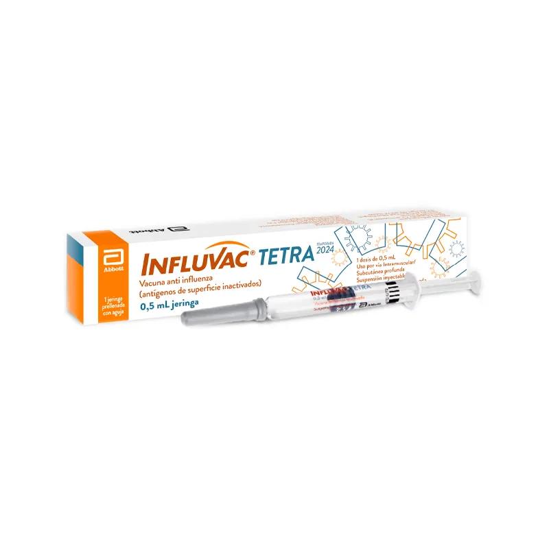 Vacuna Influvac Tetra Anti Influenza - Cont 1 jeringa prellenada con aguja de 0,5 mL