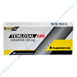 Temlosal Losartan 100 mg - Cont. 30 Comprimidos Recubiertos