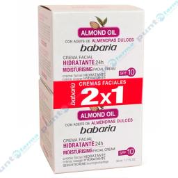 Crema Facial De Almendras Dulces Bababria - Cont. 2 unidades de 50mL