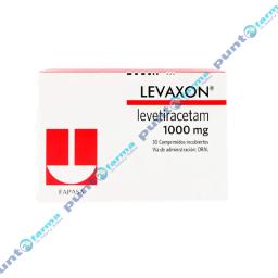 Levaxon - Levetiracetam 1000 mg - Caja de 30 Comprimidos