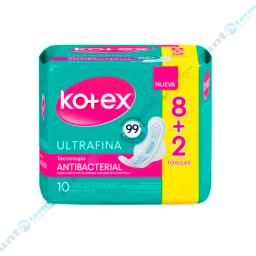 Toallas Femeninas Ultrafina Kotex - Cont. 10 unidades